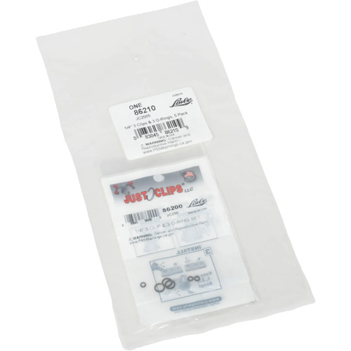 1/4" Clips & O-Rings Set - Bulk Les Distributions ICE