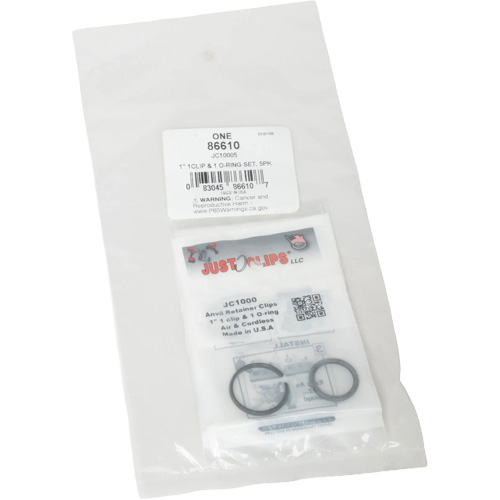 1" Clips & O-Rings Set - Bulk Les Distributions ICE