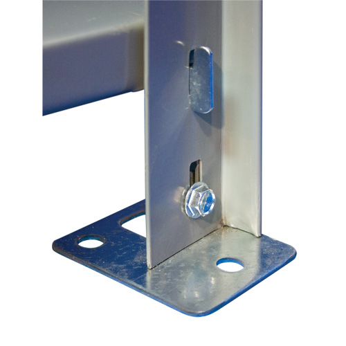 Patte d'assise pour rayonnage enclenchable Interlok Les Distributions ICE