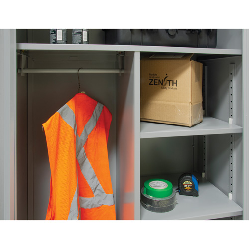 Combination Storage Cabinet, 36" W x 18" D x 72" H, Grey Les Distributions ICE