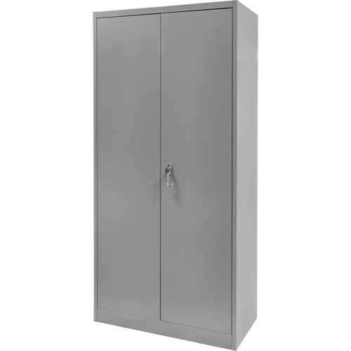 Armoire garde-robe, Acier, 36" la x 18" p x 72" h, Gris Les Distributions ICE