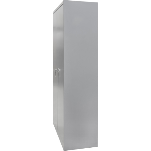 Armoire garde-robe, Acier, 36" la x 18" p x 72" h, Gris Les Distributions ICE