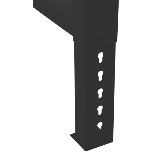 Pattes d'&eacute;tabli pour service industriel, Acier, 24" p x 34" h, Simple Les Distributions ICE