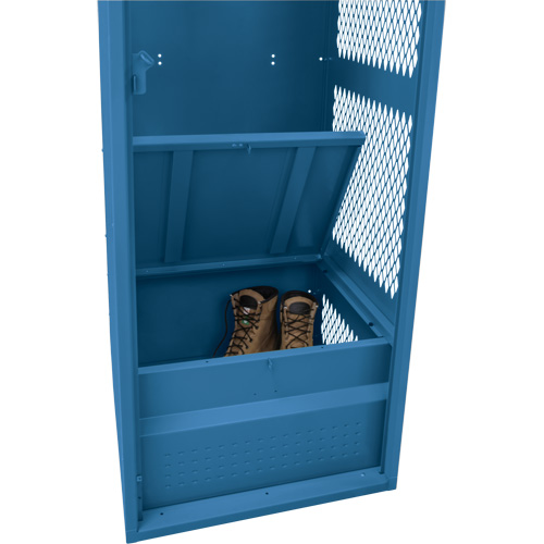 Casier pour &eacute;quipement, Acier, 24" la x 18" p x 72" h, Bleu fonc&eacute; Les Distributions ICE