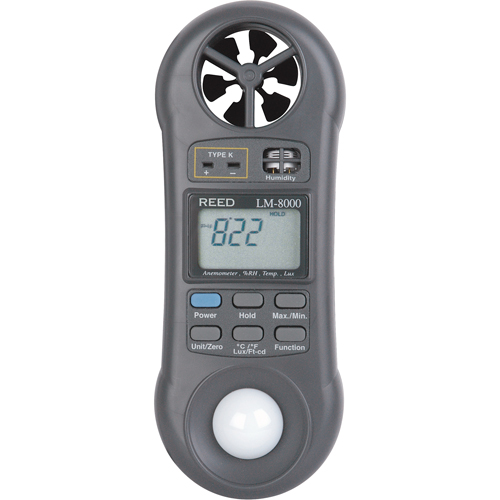 Thermo-an&eacute;mom&egrave;tres, Sans enregistrement des donn&eacute;es, Gamme de v&eacute;locit&eacute; d'air de 0,2 - 30,0 m/sec Les Distributions ICE