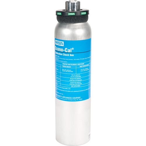 Gaz d'essai d'&eacute;talonnage, 4 M&eacute;lange de gaz, CH4/CO/H2S/O2, 34 litres Les Distributions ICE