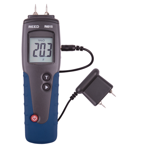 Wood Moisture Meter, 6 - 99.9% Moisture Range, 32°- 104°F (0°- 40°C) Temperature Range Les Distributions ICE