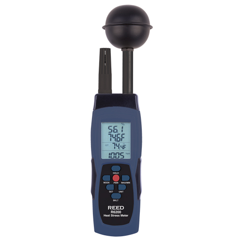Compteur de contrainte thermique au thermom&egrave;tre-globe mouill&eacute; (WBGT) Les Distributions ICE