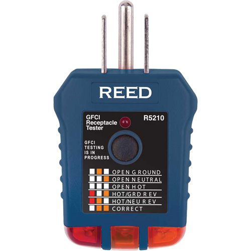Receptacle Tester with GFCI Les Distributions ICE