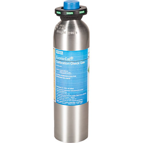 Gaz d'essai d'&eacute;talonnage, 1 M&eacute;lange de gaz, H2S, 34 litres Les Distributions ICE