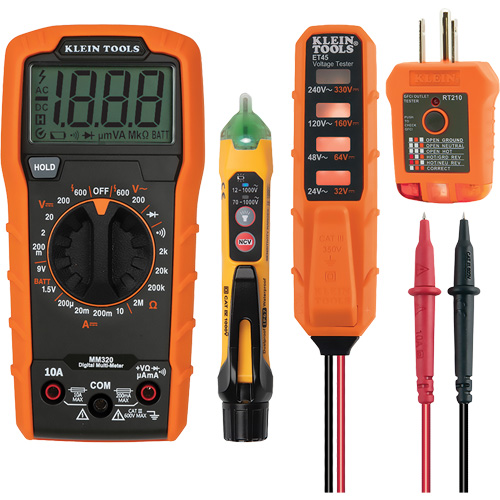 Trousse dessai &eacute;lectrique avec multim&egrave;tre num&eacute;rique Les Distributions ICE