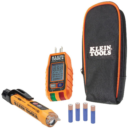 Premium Non-Contact Voltage and GFCI Receptacle Electrical Test Kit Les Distributions ICE