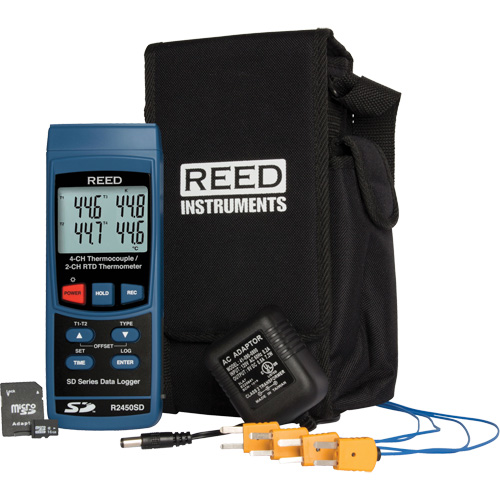 N&eacute;cessaire de thermom&egrave;tre thermocouple &agrave; enregistrement de donn&eacute;es Les Distributions ICE