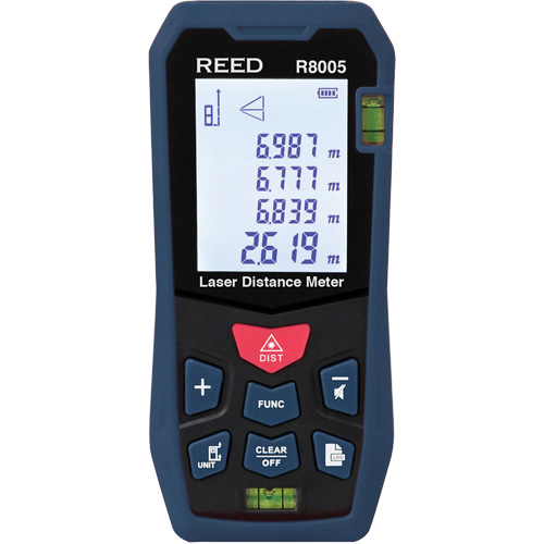 Laser Distance Meter, 0' - 164' (0 m - 50 m) Range, Digital (Electronic) Les Distributions ICE
