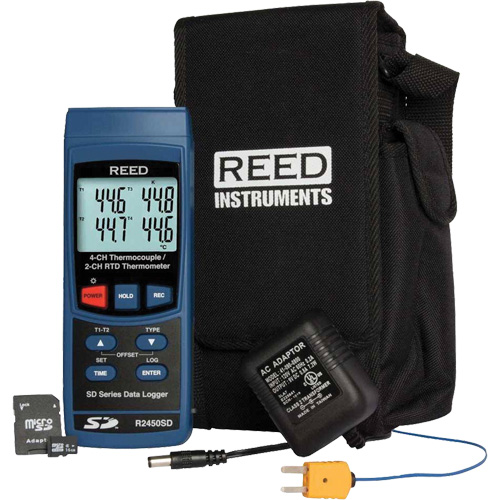 Data Logging Thermometer with Oven/Freezer Thermocouple Probes Les Distributions ICE