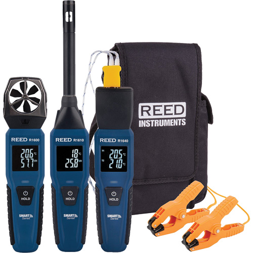 Trousse de CVCA avec enregistreur de donn&eacute;es Bluetooth de s&eacute;rie intelligente R16X0, Contact, Num&eacute;rique Les Distributions ICE