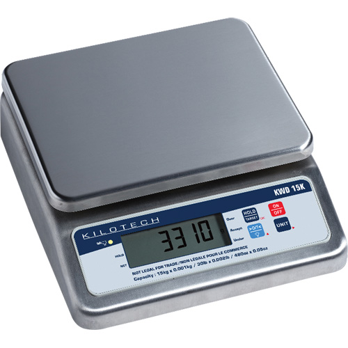 Bench Weighing Scale, 15 Kg Cap., 1 g Graduations Les Distributions ICE