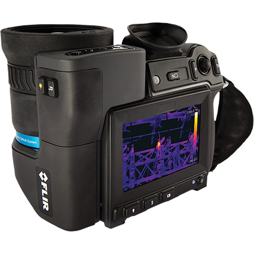 T1020 HD Thermal Camera with Viewfinder & 12° Lens, 800 x 480 pixels, -40° - 2000°C (-40° - 3632°F), 20 mK Les Distributions ICE