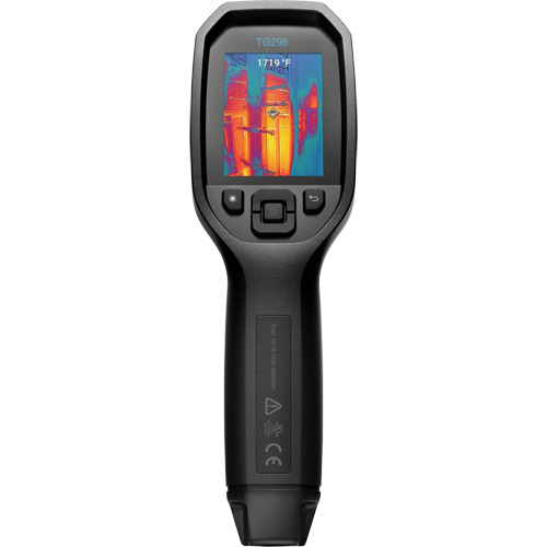TG298 30:1 High Temperature Spot IR Thermal Imaging Camera with Bullseye Laser, 320 x 240 pixels, -25° - 1080°C (-130° - 1976°F), <70 mK Les Distributions ICE