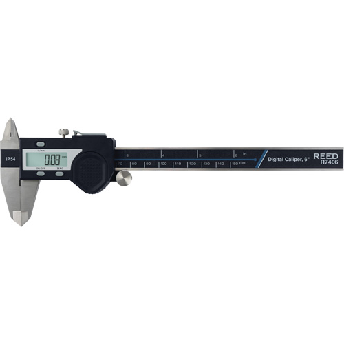 6" (150 mm) Digital Caliper, 0.0005" (0.01 mm) Resolution, 0" - 6" (0 mm - 150 mm) Range Les Distributions ICE