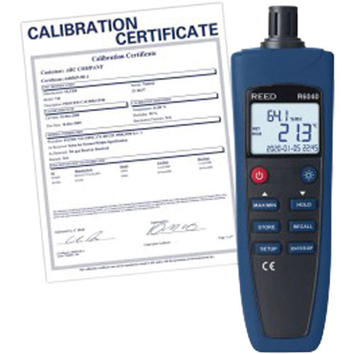 Psychrometer/Thermo-Hygrometer with Traceable Certification, 0% - 99.9% RH, -4°- 158° F ( -20° - 70° C ) Les Distributions ICE