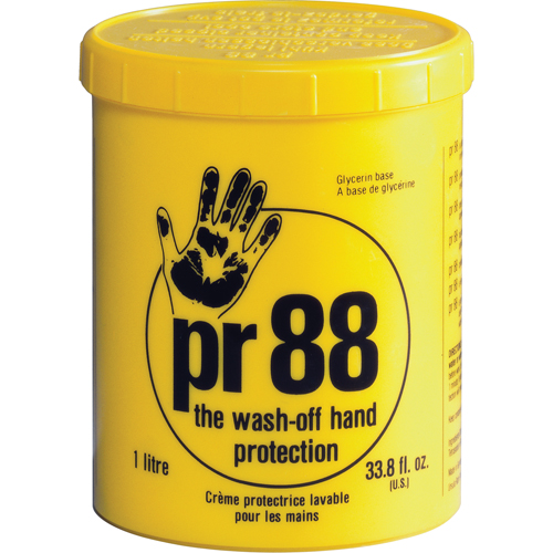Cr&egrave;me protectrice pour la peau PR88 - La protection pour les mains, Pot, 1000 ml Les Distributions ICE