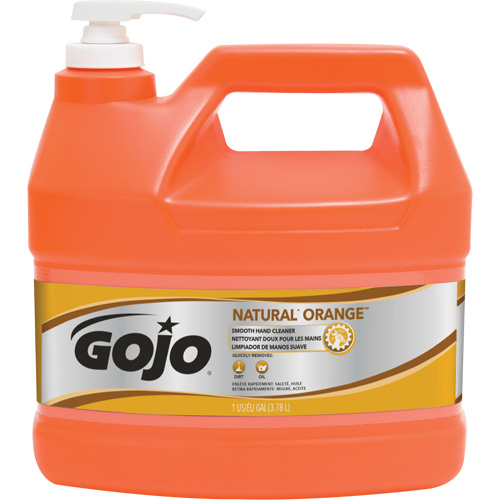 Natural Orange Hand Cleaner, Cream, 3.78 L, Jug, Citrus/Orange Les Distributions ICE