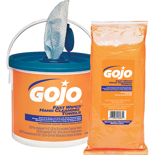 Serviettes nettoyantes Fast Wipes, 130 lingettes, 10" x 9" Les Distributions ICE