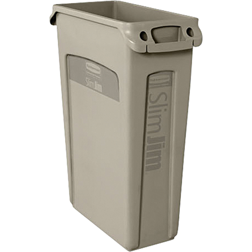 Contenants Slim Jim a/canaux de ventilation, Plastique, 23 gal. US Les Distributions ICE