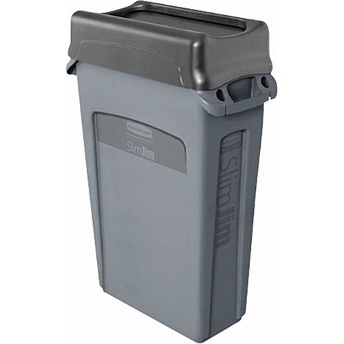 Slim Jim&reg; Container with Venting Channels, Plastic, 23 US gal. Les Distributions ICE