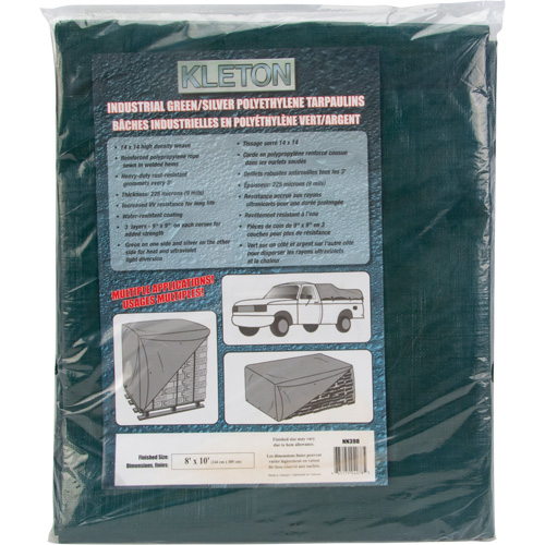Tarp, Heavy-Duty, Green, 8' x 6' x 9 mils Les Distributions ICE