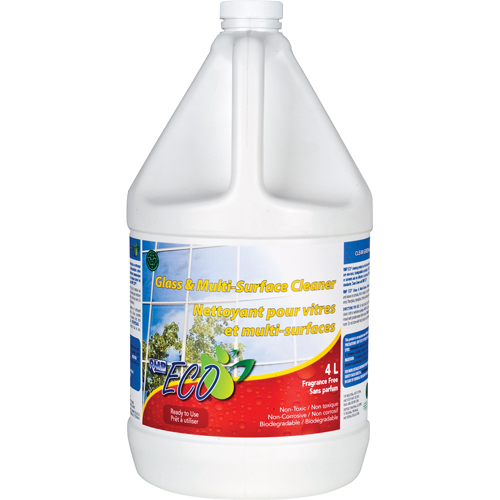 Glass & Multi-Surface Cleaners, 4 L, Jug Les Distributions ICE