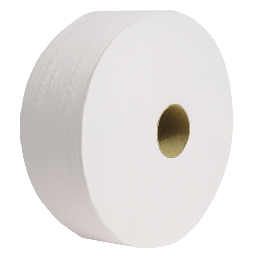 Pro Perform Toilet Paper, Jumbo Roll, 2 Ply, 1400' Length, White Les Distributions ICE