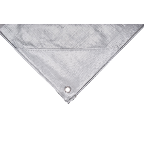 B&acirc;che, Super robuste, Argent, 10' x 8' x 12 mils Les Distributions ICE
