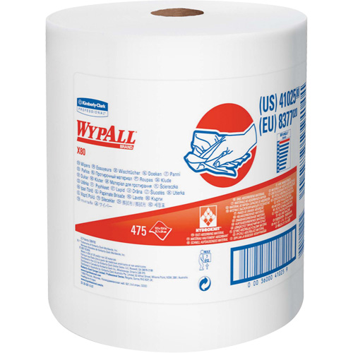 Chiffons jetables X80, Robuste, 12-1/2" lo x 13-2/5' la Les Distributions ICE