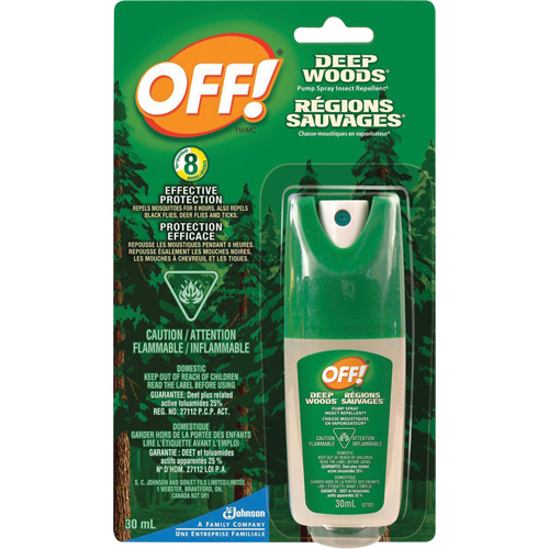Insectifuge Off! R&eacute;gions sauvages, DEET &agrave; 25 %, Vaporisateur, 30 ml Les Distributions ICE
