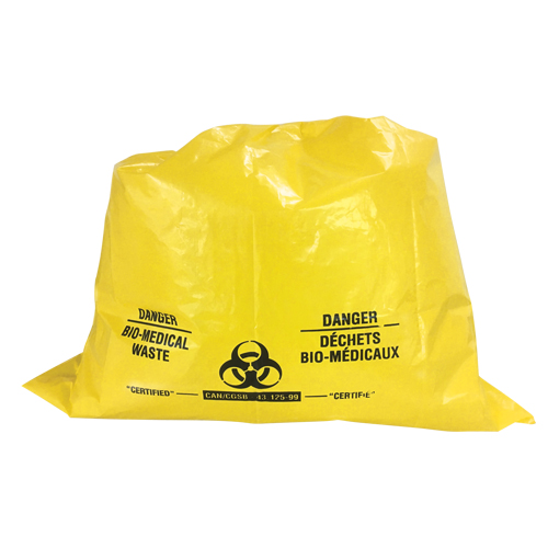 Sure-Guard Bio-Medical Waste Liners, Bio-Hazard, 29" L x 21-1/2" W, 2 mil Les Distributions ICE