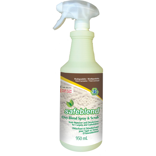 D&eacute;tachant & d&eacute;sodorisant pour les tapis et meubles rembourr&eacute;s, 950 ml, Bouteille &agrave; g&acirc;chette Les Distributions ICE