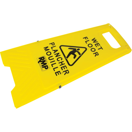 Safety Wet Floor Sign, Bilingual with Pictogram Les Distributions ICE