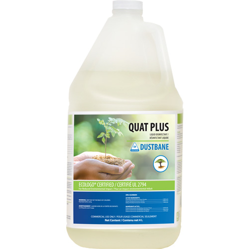 Quat Plus - Disinfectants & Cleaners, 4 L, Jug Les Distributions ICE