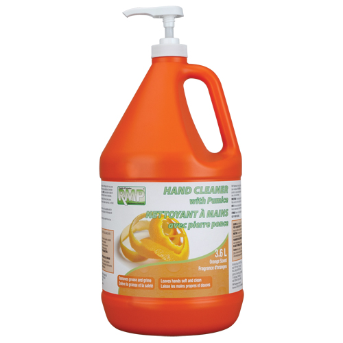 Orange Hand Cleaner, Pumice, 3.6 L, Jug, Orange Les Distributions ICE