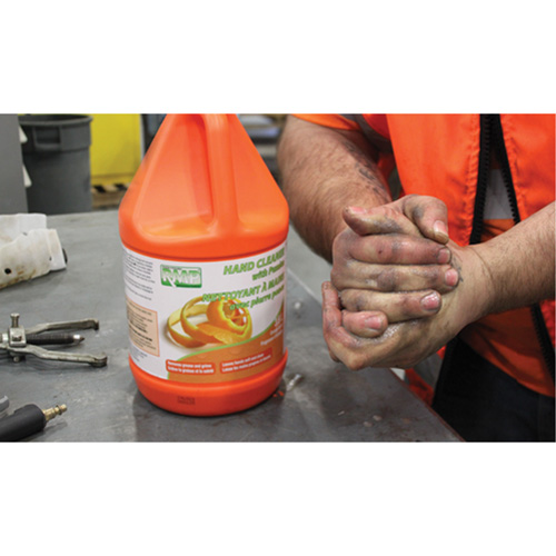 Orange Hand Cleaner, Pumice, 3.6 L, Jug, Orange Les Distributions ICE