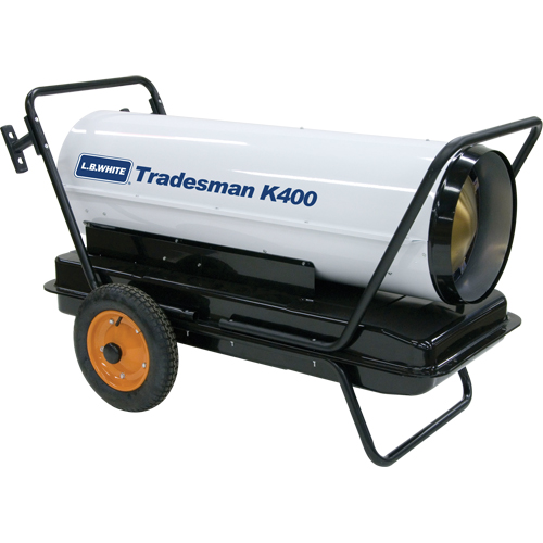 Radiateur &agrave; air puls&eacute; Tradesman, Soufflant, K&eacute;ros&egrave;ne, 400 000 BTU/H Les Distributions ICE