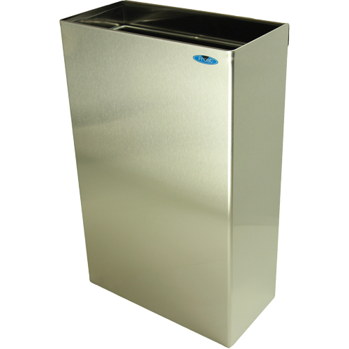 Contenants &agrave; d&eacute;chets muraux, Acier inoxydable, 11 gal. US Les Distributions ICE