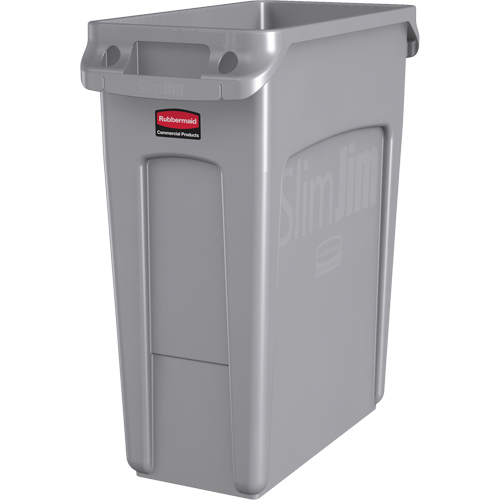 Slim Jim&reg; Vented Containers, Deskside, Polyethylene, 16 US gal. Les Distributions ICE