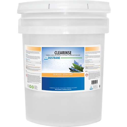 Clearinse Foam Cleaner and Degreaser, 20 L, Pail Les Distributions ICE