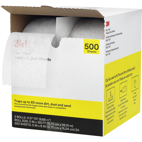 &eacute;poussi&eacute;reur Easy Trap, Microfibre, Blanc Les Distributions ICE