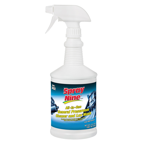 Nettoyant g&eacute;n&eacute;ral Spray Nine pour impression, 946 ml, Bouteille &agrave; g&acirc;chette Les Distributions ICE