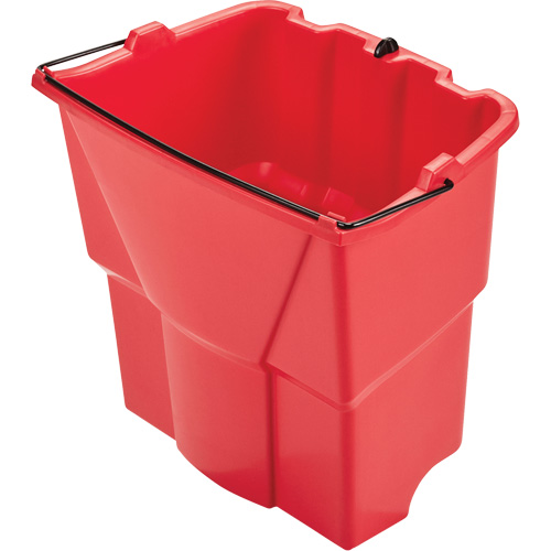 Seau optionnel Wavebrake pour eau sale, Capacit&eacute; de 4.5 gal. US (18 pintes), Rouge Les Distributions ICE