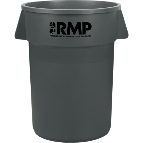 Garbage Bin, Polyethylene, 44 US gal. Les Distributions ICE